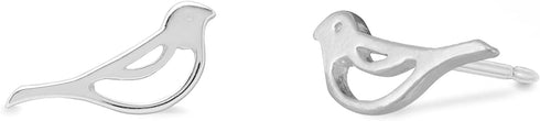 Boma Jewelry Sterling Silver Bird Stud Earrings...