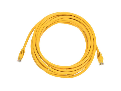 Monoprice Cat6 Ethernet Patch Cable - Snagless RJ45, Pure Bare Copper, 550MHz, UTP, 24AWG, 14 Feet, Yellow - Fullboot Series...