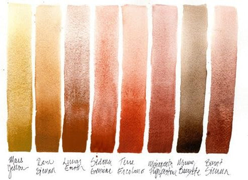 DANIEL SMITH 284600010 Extra Fine Watercolor 15ml Paint Tube, Burnt Sienna, 0.5 Fl Oz (Pack of 1)...