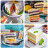 Silicone Mould for 4.5 inch Layer Cake Pan Round Cylinder Rainbow Cake Pans Vegetable Pancakes Pizza Crust Omelet Frittata Set of 4...