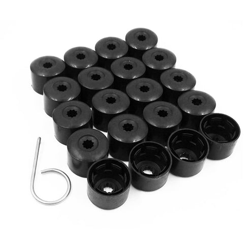 Set of 20 Wheel Bolt Lug Nut Cover Cap with Removal Tool Dismantle Replacement for Wheel 1K0 601 173...