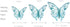 Cheerland 48 Pcs 3D Teal Blue Butterfly Wall Stickers Removable Metallic Room Decals for Walls Nursery Girls Room Wedding Baby Shower Birthday Par...