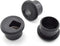 SDTC Tech 3-Pack 1 inch Desk Hole Wire Grommet Black Plastic Cable Cord Cover Organizers...