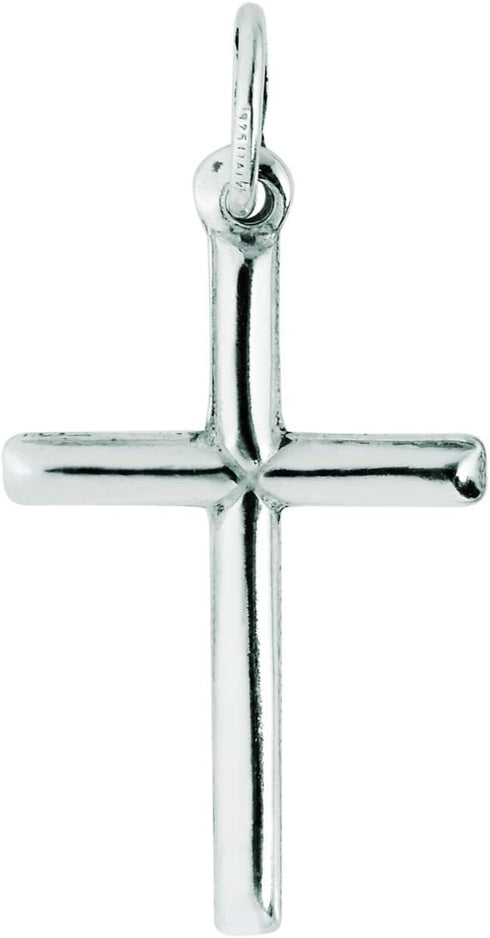 Ritastephens Sterling Silver Religious Italian Cross Charm Pendant Or Chain Necklace (Small or Regular)...