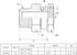 (2-PACK) 1404-06-04 Hydraulic Hose Adapter Fitting 3/8" Male (3/8"-18NPTF) × 1/4" Female Swivel (1/4"-18NPSM) SAE Straight Pipe Joints Tube Connec...