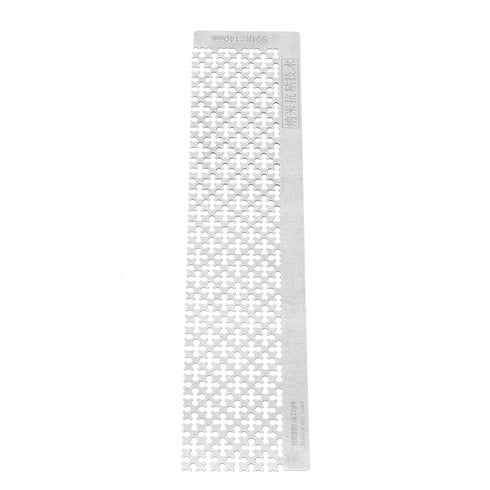 Zerodis Rhinestone Painting Ruler, Stainless Steel Mesh Ruler Blank Grids Point Drill Pen Ruler for 5D DIY Paintings Supplies(#3)...