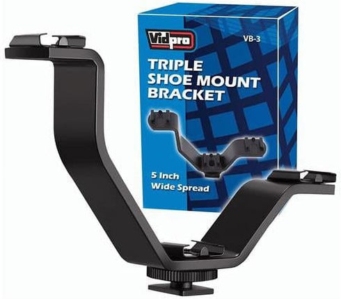 Vidpro VB-3 Triple Shoe Mounting Y-Bracket...