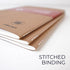 Field Journal Refill | Fountain Pen-Friendly Tomoe River Paper | Versatile A5 Notebook with Soft Brown Cover for Travelers, Work, School, and Jour...