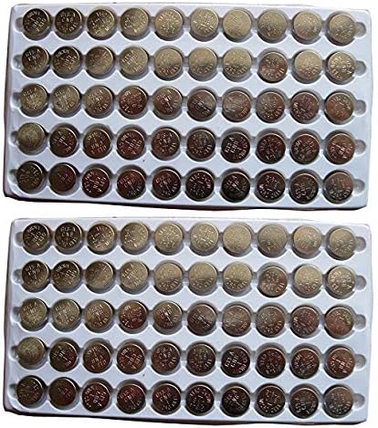 TIANQIU New 100PCS AG10 LR1130 389 LR54 Button Cell Batteries Tray...