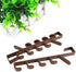 5 Layers Over The Door Hook Organizer Rack Hanger Backpack Handbag Door Hook, Pack of 2 (Black)...