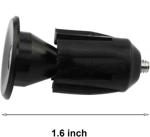 2pcs Bike Grip Handle Bar End Plugs Aluminum Alloy Bar Ends Handlebar End Plugs Handlebar Caps Bar End Caps with Installation Tool for Bike Handle...