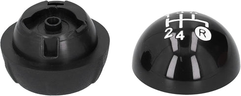 aqxreight Gear Shift Knob,with Decorative Cover Replacement Kit Fit for Fiat 500 500C 2007-2018 LHD R...