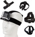 Action Camera Head Strap Mount Compatible with GoPro Hero 12 11 10 9 8/AKASO EK7000 Brave 4 5 6 7 LE V50X/Dragon Touch/Jadfezy/Exprotrek/VEMONT/WO...