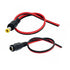 10 Pairs 12V 5A DC Power Pigtail Barrel Plug 2.1mm x 5.5mm Male Female Connector Cable for CCTV Security Camera and 12V Power Supply Adapter (Real...