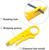 VCE Combo Keystone Punch Down Stand and Mini Wire Stripper Cutter for 90/180 Degree RJ45 Cat5/Cat5E/Cat6/Cat6A RJ11 RJ12 Keystone Jack Modular Cou...