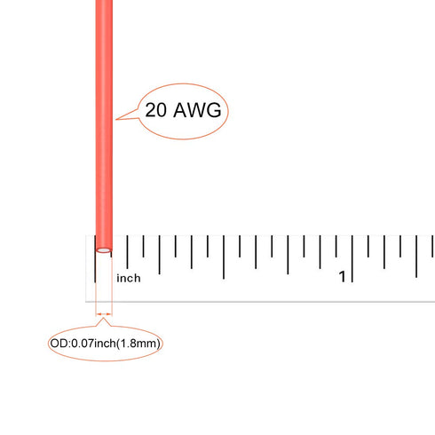 uxcell Silicone Wire 20 AWG Ultra Flexible 600V Electric Wire Strands of Tinned Copper Wire 3 ft 10 Colors...