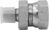 (2-PACK) 1404-04-08 Hydraulic Hose Adapter Fitting 1/4" Male (1/4"-18NPTF) × 1/2" Female Swivel (1/2"-14NPSM) SAE Straight Pipe Joints Tube Connec...