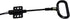 2 Pieces Recliner Release Cable Replacement D-Ring Pull Handle, Exposed Length 4.75" with S Tip...