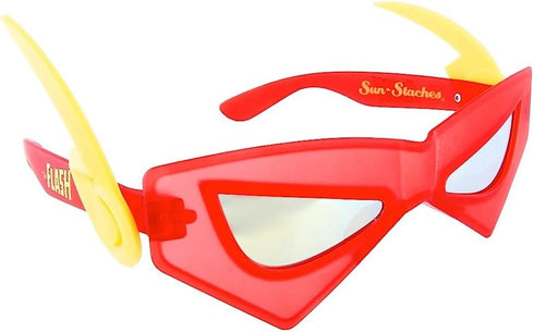 Sun-Staches DC Comics Offiical Flash Sunglasses | Costume and Cosplay Accessory | UV400 | One Size Fits Most...