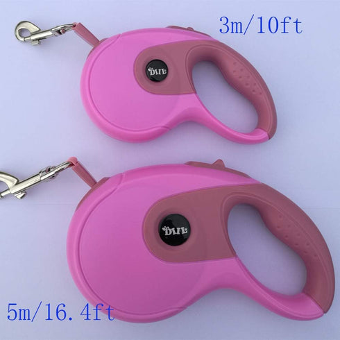 Secfanya Retractable Dog Leashes, Pet Leash Dog Lead for Small Medium Large Dog up to 33lbs, Anti-Slip Handle, One-Handed Brake, Pause, Lock, Nylo...
