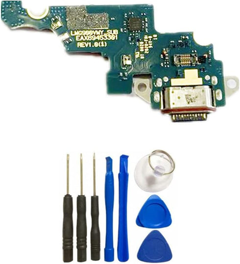 VIESUP for LG G9 USB Connector Charger Charging Port Dock Board Flex Cable Replacement Parts with Tools...