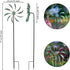 Wind Spinners Outdoor Metal, Garden Pinwheels Waterproof Wind Sculptures, Small Windmills for Yard and Garden Decor...