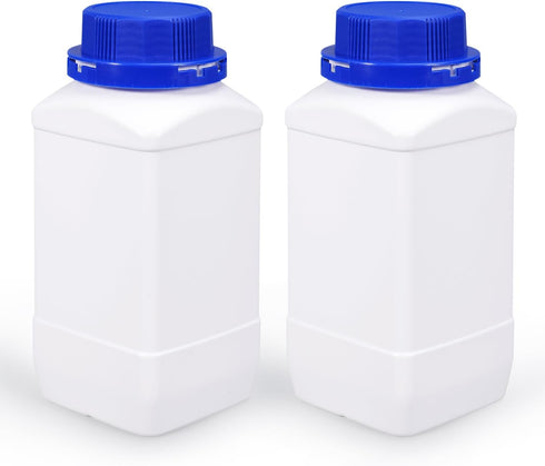 Plastic Container Lab Chemical Reagent Bottles 34oz Wide Mouth Liquid Solid Storage Bottles Sample Storage Container Sealing Bottle with Anti-thef...