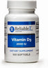 Reliable 1 Laboratories Vitamin D3 2000 Iu Softgels, 100 Count...