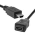 chenyang Mini USB Extension Cable, USB 2.0 Mini USB 5Pin Male to Female Power Charging Data Transfer Extension Cable for Dash Cam/GPS/Camera 4.92F...