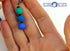 SCARA 0.35 ounce (10g) Czech Glass Round Beads 0.08 inches (2mm), Warm NEON (UV Active) Glass beads for Jewelry and Bracelets Making, Beads for Br...
