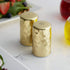 American Metalcraft GHSP2 Hammered Salt & Pepper Shaker Set, Gold, 2-Ounces Each...