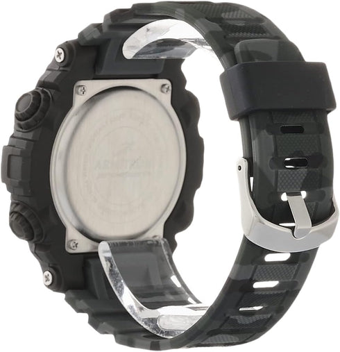 Armitron Sport Men's Quartz Sport Watch with Plastic Strap, Black, 22 (Model: 40/8284CBK)...