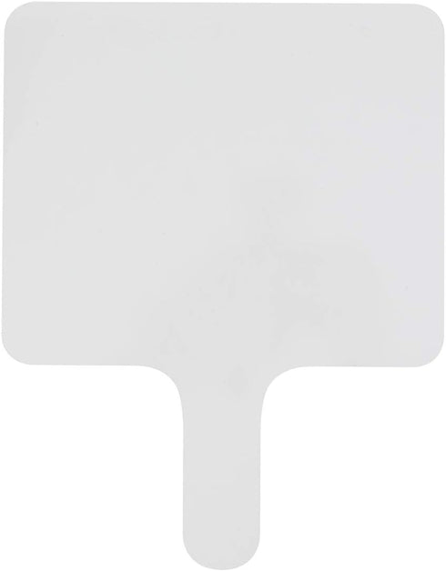 Dry Erase Answer Paddle - White Board, Double Sided (1 Pack, 7.83 Inches X 6.46 Inches)...