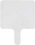 Dry Erase Answer Paddle - White Board, Double Sided (1 Pack, 7.83 Inches X 6.46 Inches)...