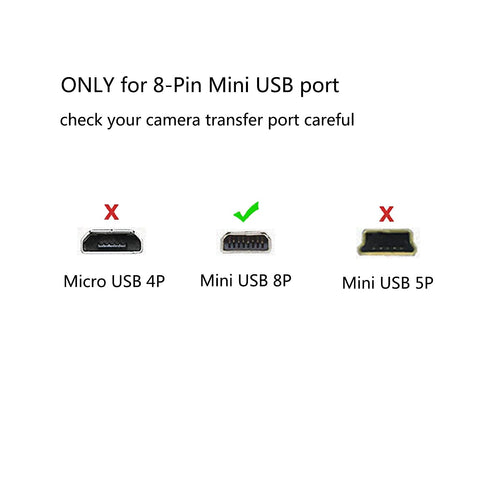 Replacement USB Camera Transfer Data Sync Cable Cord for Sony Cybershot Camera DSC-H300 DSC-W800 DSC-W370 DSC-H200...