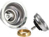 Highcraft 9754 Kitchen Sink (3-1/2 Inch) Stainless Steel Drain Assembly With Strainer Basket and Snaplock Stopper Long Extended Shank (3-3/4 Inch)...