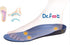 Dr. Foot Full Orthotics Shoe Insoles - Arch Support Inserts Correct Flat Feet, Over-Pronation, Fallen Arch (M- W8.5-10 | M7.5-9) Blue&Black...