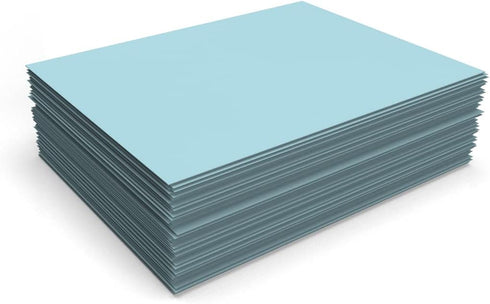 LUXPaper 8.5" x 11" Paper | Letter Size | Pastel Blue | 60lb. Text | 50 Qty...