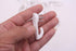 20PCS White Durable Assorted Concrete Hard Wall Photo Album Picture Hanging Kit Picture Frame Nail Hook Hanger Plastic Wall Hook Seamless Nail...