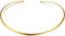 XinNuoShangMao Fashion Must-have Stainless Steel Gold Plated Metal Plain Cuff Chocker Collar Necklace for Women (golden)...