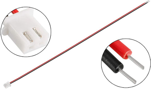 uxcell 10 Pcs Female 2P 2.54mm Pitch Jumper Wires Ribbon Cables Pic Breadboard DIY 50cm...