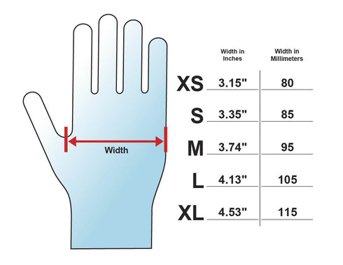 Adenna MIR165 Miracle 3.5 mil Powder-Free Nitrile Exam Gloves, Medical Grade, Blue, Medium, Box of 200...