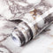 Decoroom 17.71"x118" Marble Contact Paper for Countertops Glossy Peel and Stick Granite Marble Wallpaper for Kitchen and Bathroom Cabinets Vinyl F...