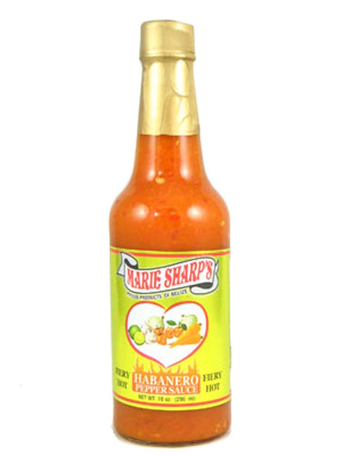 Marie Sharp's Fiery Habanero Sauce 10 Oz. (Pack of 3) by Marie Sharp's...