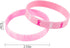 48 Pcs Breast Cancer Bracelets- Pink Ribbon Breast Cancer Awareness Silicone Wristbands Hope Faith Strength Courage Wristbands for Party Supplies ...