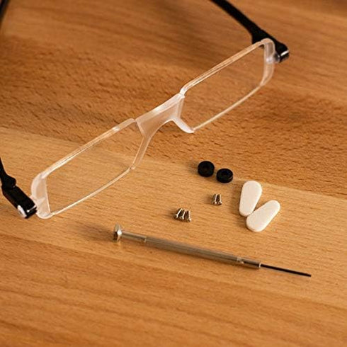 11pc Universal Compact Eye Glasses Repair Kit Case for Fixing All Kinds of Broken Glasses...