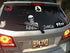Skully Waving Skeleton Arm WiperTags Decal Made in USA attaches to Rear Vehicle Wiper Blades...