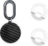 AirTag Holder Case, 1 Pack Waterproof Plastic Air Tag Key Ring Case with Loop, Anti-Scratch and Shockproof AirTag Holder Protective Accessory for ...