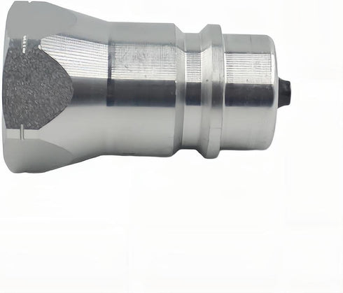 2-PCS 1/2" Ag ISO5675 Poppet Valve Hydraulic Quick Connect Male Coupler Nipple Tractor Coupling 1/2" NPTNV12 NPT M/F...