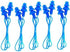 CTK Silicone Gel Soft Flanged Aqua Block Earplug Corded String Ear Plugs for Swimming,Pack of 5...